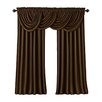 Elrene Home Fashions All Seasons Rod Pocket Back Tab Blackout Single Curtain Panel