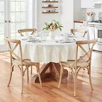 Elrene Home Fashions Elegance Plaid Jacquard Tablecloth