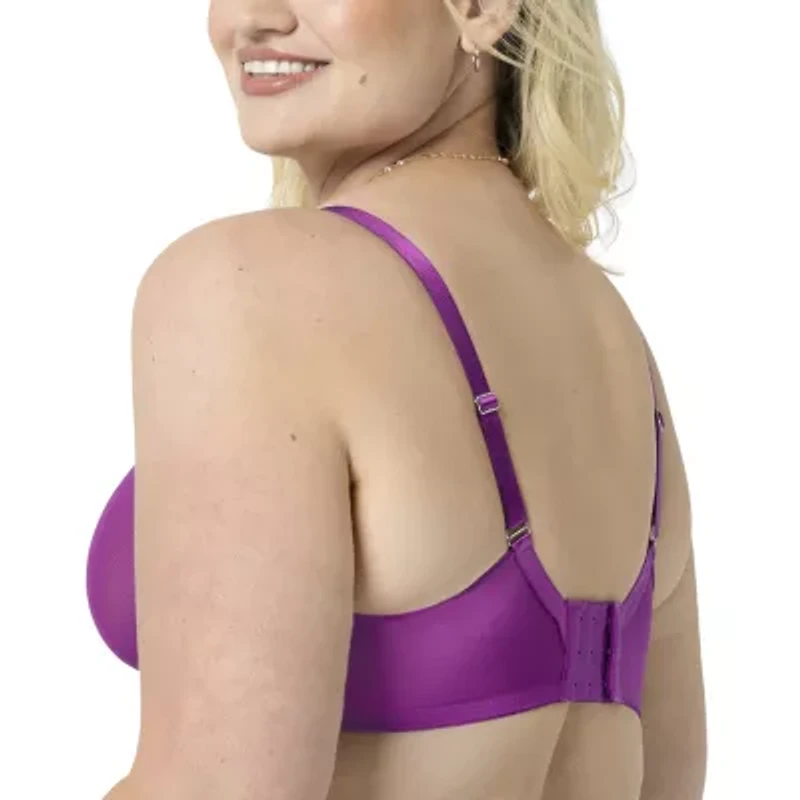 Curvy Couture Sheer Mesh w/ Trim Bra- 1634
