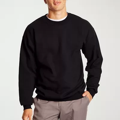 Hanes Ultimate Mens Crew Neck Long Sleeve Sweatshirt