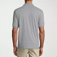 Hanes Ecosmart Mens Regular Fit Short Sleeve Polo Shirt