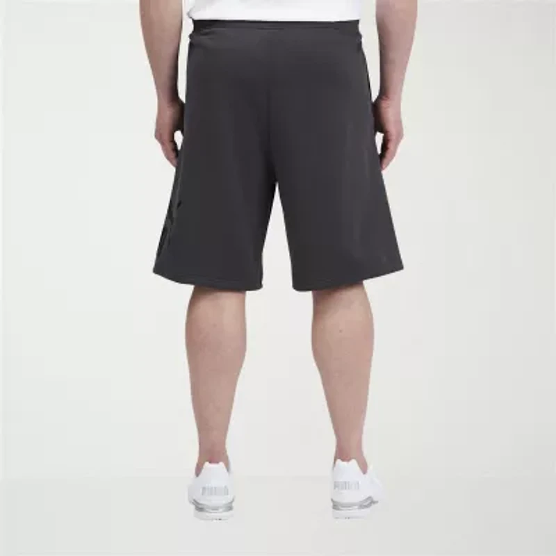 PUMA Mens 10" Mid Rise Big and Tall Workout Shorts