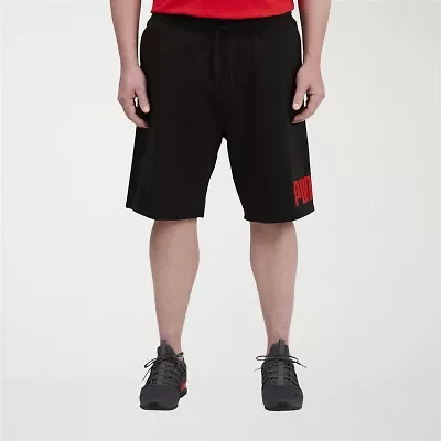 PUMA Mens 10" Mid Rise Big and Tall Workout Shorts
