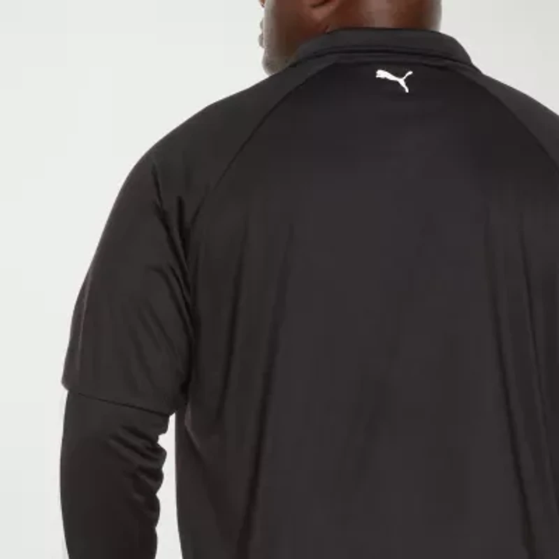 PUMA Contrast Tricot Mens Lightweight Big and Tall Track Jacket