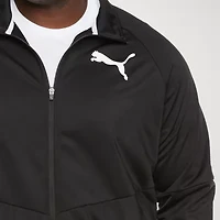 PUMA Contrast Tricot Mens Lightweight Big and Tall Track Jacket