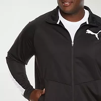 PUMA Contrast Tricot Mens Lightweight Big and Tall Track Jacket