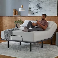 Baselogic Silver 14" Adjustable Bed Frame Base