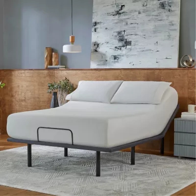 Baselogic Silver 14" Adjustable Bed Frame Base