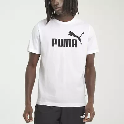 PUMA Essentials Mens Crew Neck Short Sleeve Regular Fit Americana Graphic T-Shirt