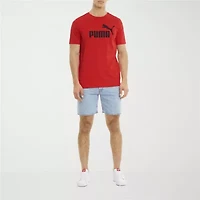 PUMA Essentials Mens Crew Neck Short Sleeve Regular Fit Graphic T-Shirt