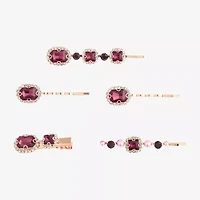 Bijoux Bar 5-pc. Red Bobby Pin