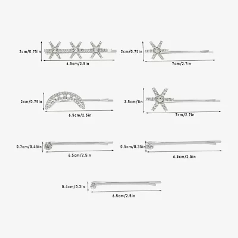 Bijoux Bar Star & Moon 7-pc. Bobby Pin