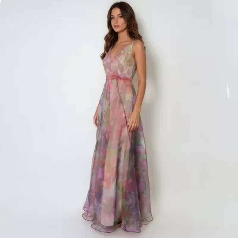 Rene by Ruiz Collection Womens Sleeveless Evening Gown