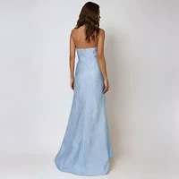 Rene by Ruiz Collection Womens Sleeveless Embroidered Evening Gown