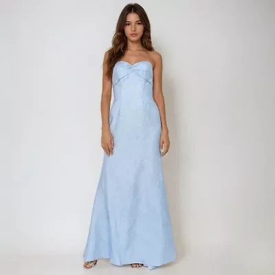 Rene by Ruiz Collection Womens Sleeveless Embroidered Evening Gown