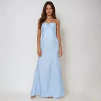 Rene by Ruiz Collection Womens Sleeveless Embroidered Evening Gown