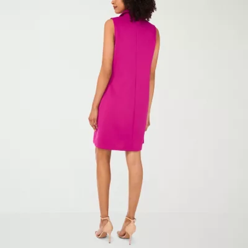 MSK Womens Sleeveless Shift Dress