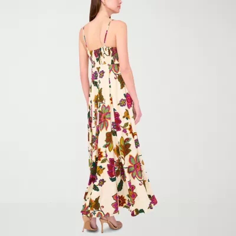 Sam And Jess Womens Sleeveless Floral Maxi Dress