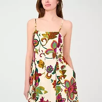 Sam And Jess Womens Sleeveless Floral Maxi Dress