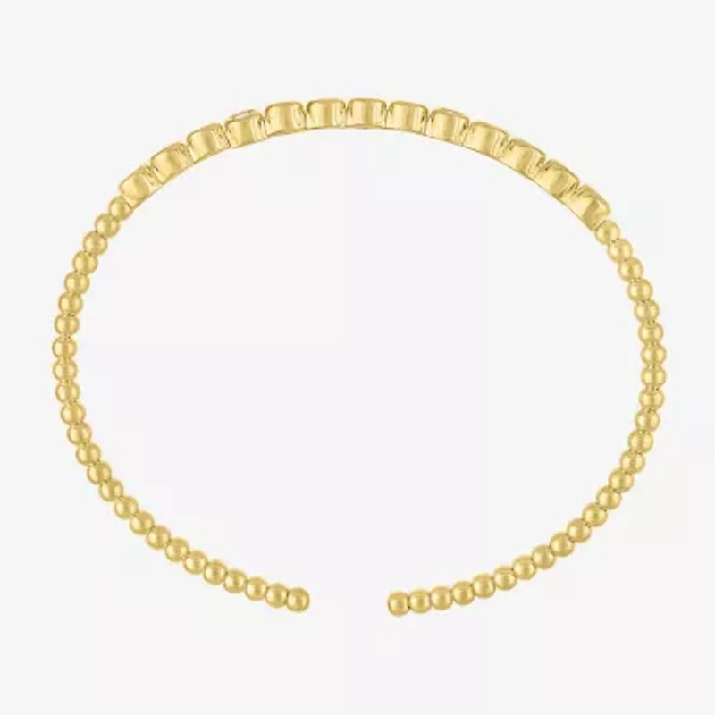 Diamond Addiction (G-H, Si2-I1) Womens 1/2 CT. T.W. White Diamond 14K Gold Over Silver Sterling Silver Cuff Bracelet