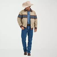 Wrangler Aztec Western Mens Bomber Jacket