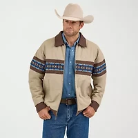 Wrangler Aztec Western Mens Bomber Jacket
