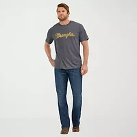 Wrangler Mens Crew Neck Short Sleeve Regular Fit Graphic T-Shirt