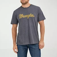 Wrangler Mens Crew Neck Short Sleeve Regular Fit Graphic T-Shirt
