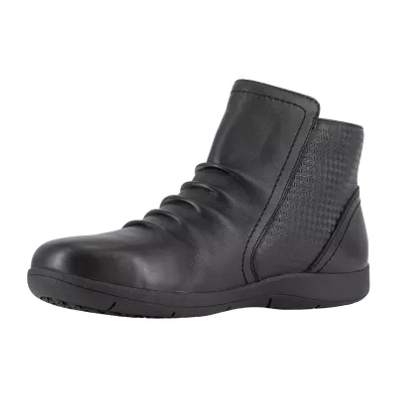 Rockport Works Cloudsteppers Rk762 Womens Round Steel Toe Work Shoes