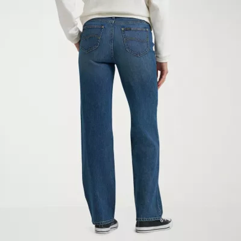 Lee Legendary Stretch Fabric Womens Mid Rise Relaxed Fit Jean