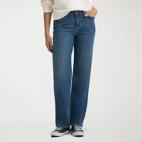 Lee Legendary Stretch Fabric Womens Mid Rise Relaxed Fit Jean