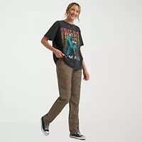 Lee Womens Straight Mid Rise Flat Front Pant
