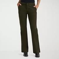 Lee Wrinkle Free Bootcut Pant Stretch Fabric Womens Mid Rise Jean