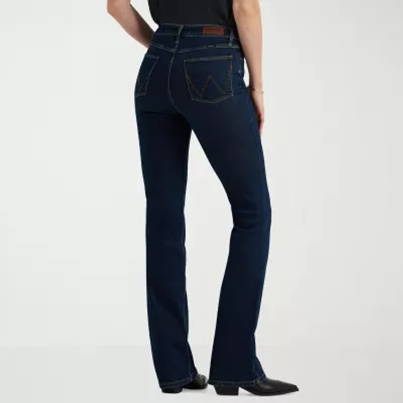 Wrangler Bold Boot Stretch Fabric Womens High Rise Bootcut Jean