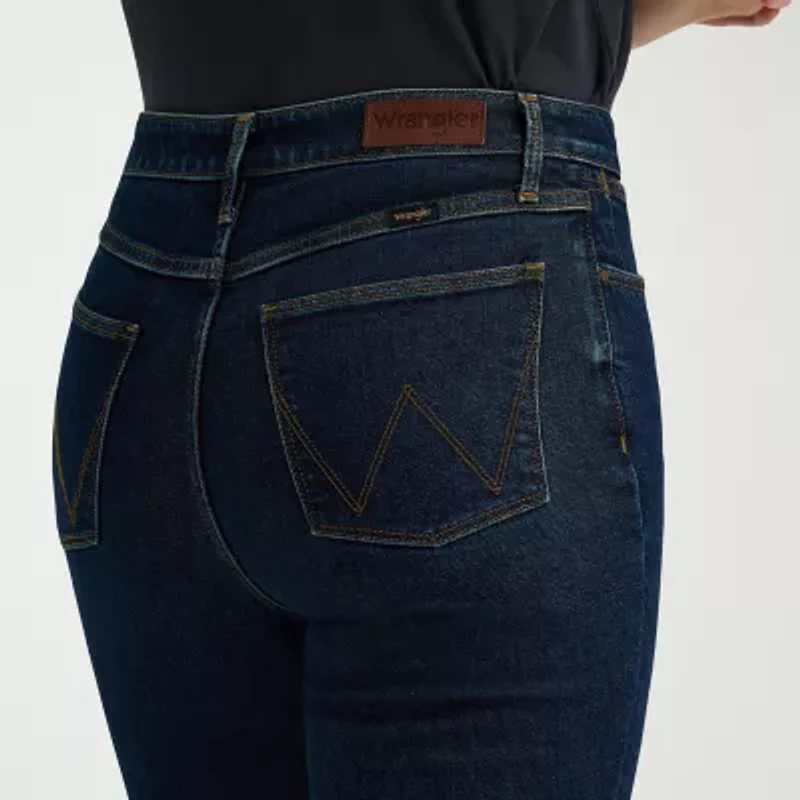 Wrangler Bold Boot Stretch Fabric Womens High Rise Bootcut Jean