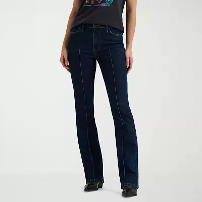 Wrangler Bold Boot Stretch Fabric Womens High Rise Bootcut Jean