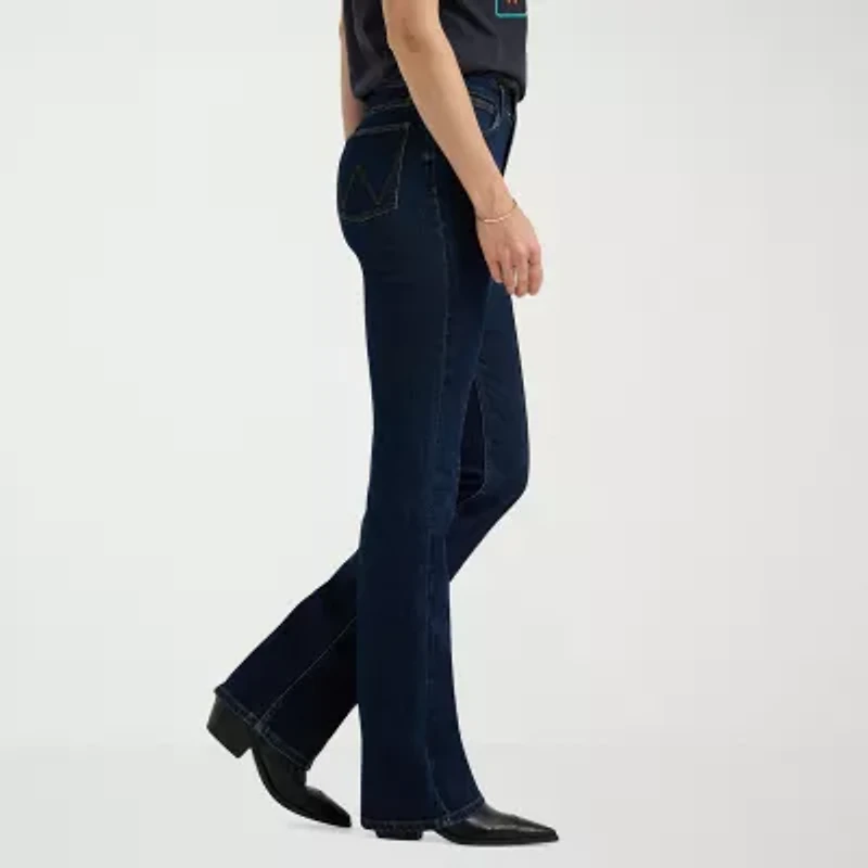Wrangler Bold Boot Stretch Fabric Womens High Rise Bootcut Jean