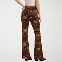Wrangler High Rise Flare Jean Stretch Fabric Womens Leg