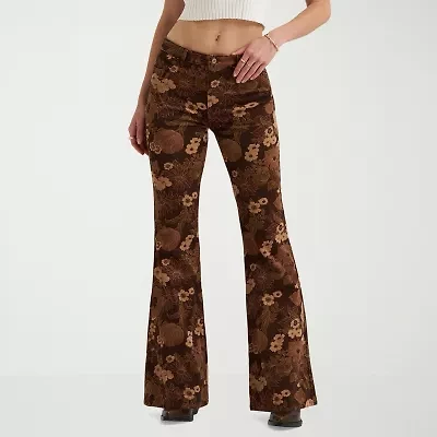 Wrangler High Rise Flare Jean Stretch Fabric Womens Leg