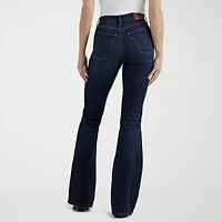 Wrangler Bespoke Flare Jean Stretch Fabric Womens Mid Rise Flare Leg Jean