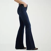 Wrangler Bespoke Flare Jean Stretch Fabric Womens Mid Rise Flare Leg Jean