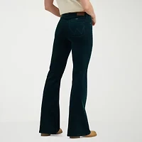 Wrangler Bespoke Flare Jean Stretch Fabric Womens Mid Rise Flare Leg Jean