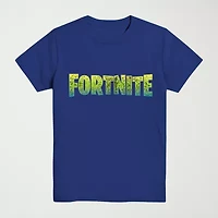 Big Kid Boys Crew Neck Short Sleeve Regular Fit Fortnite Graphic T-Shirt