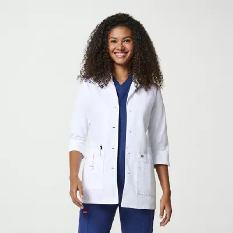 Dickies Womens Long Sleeve Lab Coat