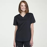 Cherokee Womens V Neck Short Sleeve Scrub Top
