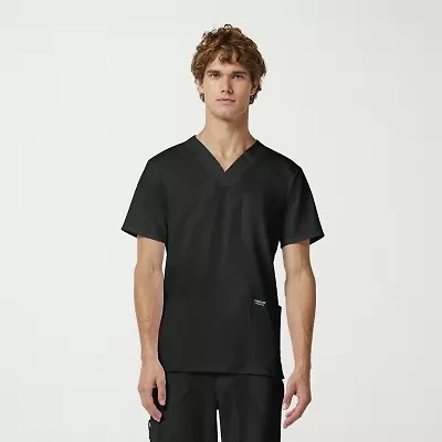 Cherokee Mens V Neck Short Sleeve Scrub Top