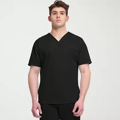 Cherokee Mens V Neck Short Sleeve Scrub Top
