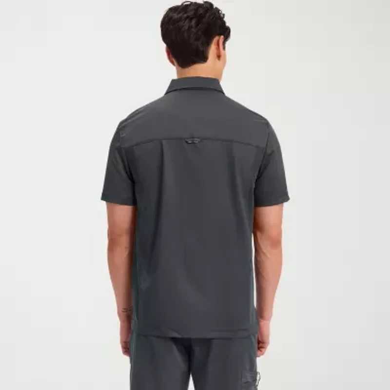 Cherokee Mens Big and Tall Short Sleeve Scrub Top