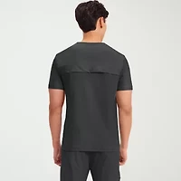 Cherokee Mens Big and Tall V Neck Short Sleeve Scrub Top