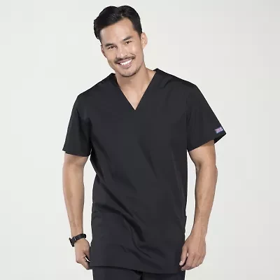 Cherokee Unisex Adult Tall V Neck Short Sleeve Scrub Top